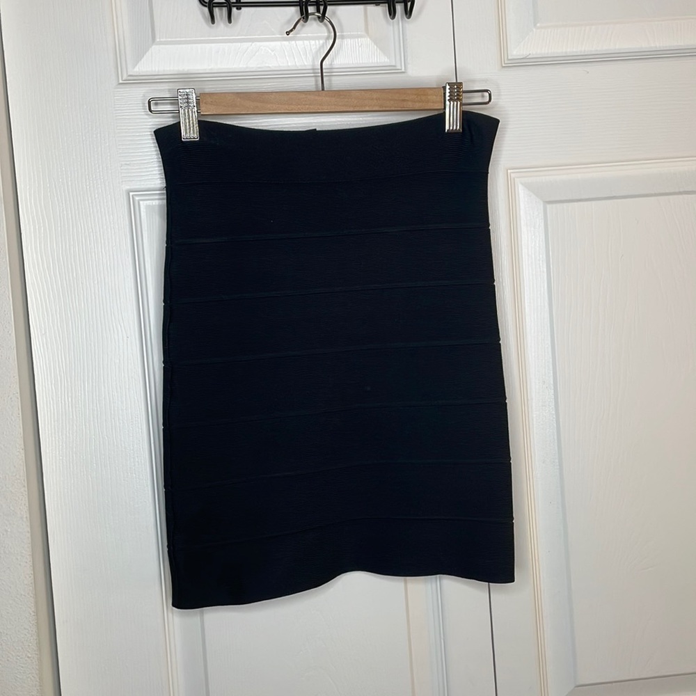 BCBG Black Bandage Skirt